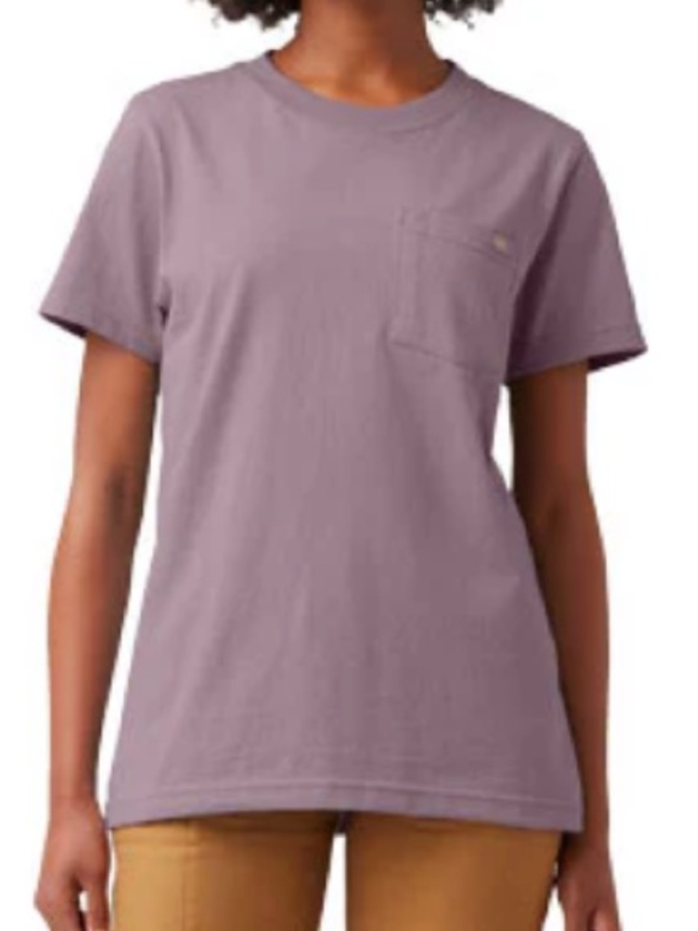 NWT Dickies Lavender Crewneck Pocket Tee
